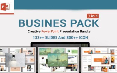 Presentation Bundle Pack 3 w 1 szablon PowerPoint