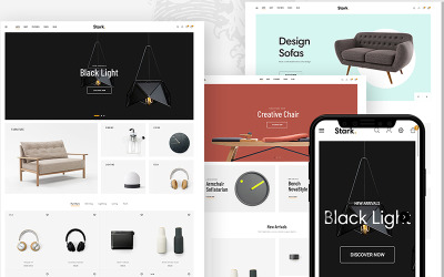 Stark - Furniture Home Decor PrestaShop Theme PrestaShop sablon 101190