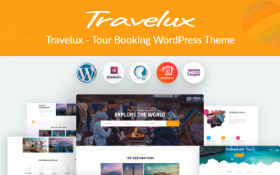 Travelux-旅游预订WordPress主题