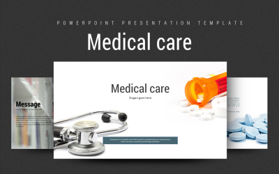 Medical care PowerPoint template