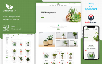 Responsywny szablon OpenCart Greenesta Organic - Food & Grocery Store #101270