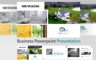 Safe Builders PowerPoint sablon