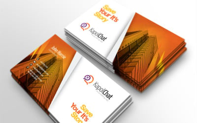 KapolChat Creative Business Cards - Corporate Identity Template