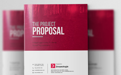 Plantilla de currículum vitae de propuesta de proyecto corporativo de Dream Angle