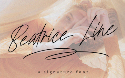 Beatriceline lettertype