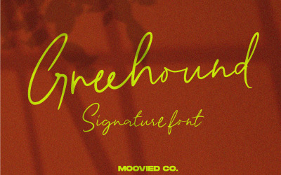 Carattere Greenhound