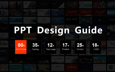 Design Guide PowerPoint Template PowerPoint sablon 101490