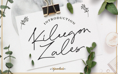 Kileegon Zales typsnitt