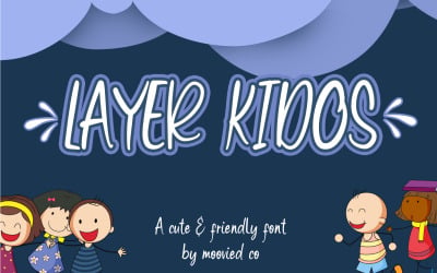 Layer Kidos Schriftart