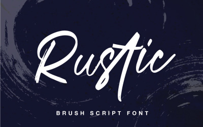 Rustik typsnitt