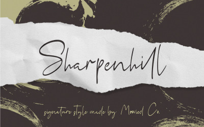 Sharpenhill Schriftart