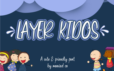 Vrstvy Kidos písmo