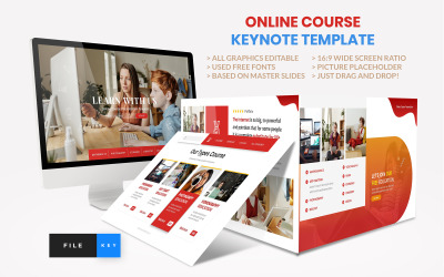 Online-kurs - Utbildning - Keynote-mall