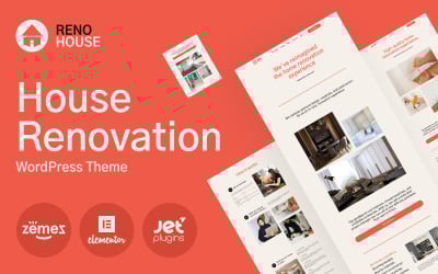 RenoHouse – motyw WordPress dla projektów budowlanych i firm budowlanych
