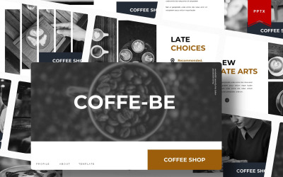 Café - Be | Plantilla de PowerPoint