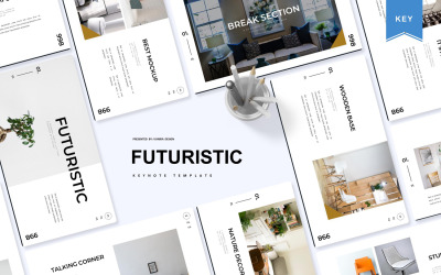Futuristisk - Keynote-mall