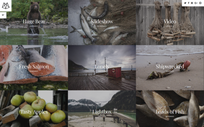 Peekskill - Többcélú reszponzív portfólió Joomla sablon