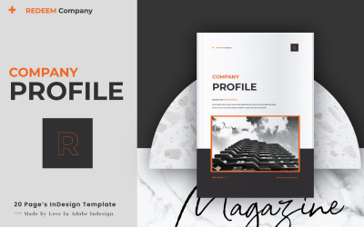 Шаблон журнала REDEEM CREATIVE COMPANY