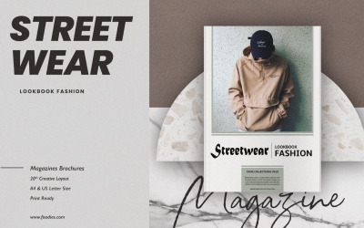 Streetwear Dergisi Şablonu