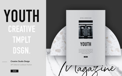 "YOUTH EDITORIAL LOOKBOOK FASHION" - Magazine Template №101783