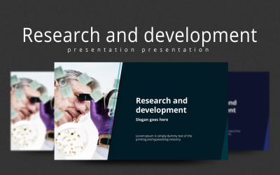 Plantilla de PowerPoint - investigación y desarrollo
