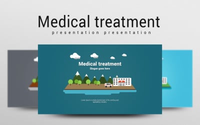 Plantilla de PowerPoint - tratamiento médico