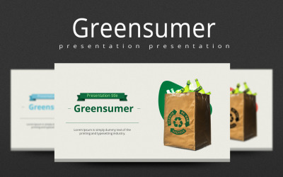 Szablon Greensumer PowerPoint
