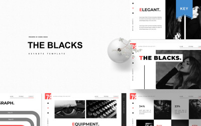 The Blacks - Modello di Keynote