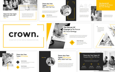 Crown - StartUp Pitch Deck Keynote #101976