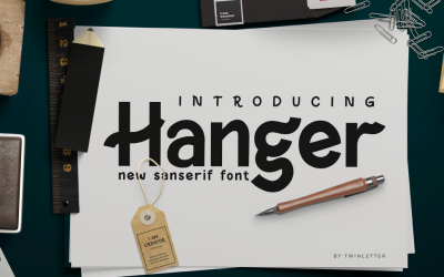 Hanger lettertype