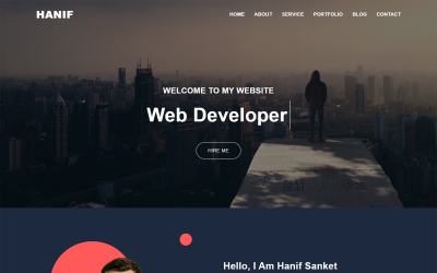 Hanif Creative Personal Portfolio №101936
