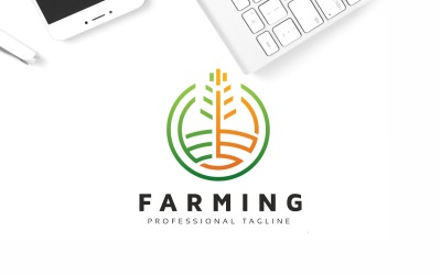 Landwirtschaft Logo Vorlage