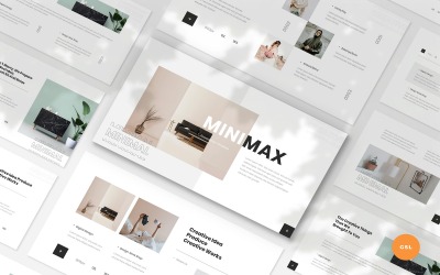 Minimax - Google Slides minimal et créatif