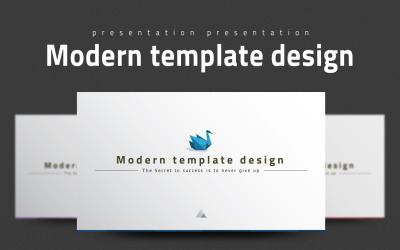 Nowoczesny projekt szablonu PowerPoint