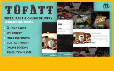 Tufatt | Restaurant  &amp;amp; Food Blog WordPress Theme