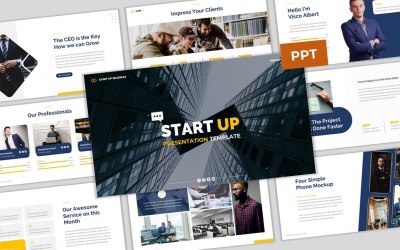 Starta PowerPoint-mall