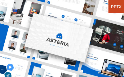 Asteria - Kreative PowerPoint-Vorlage für Unternehmen