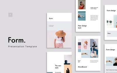 FORM - Vertical PowerPoint Template #102127