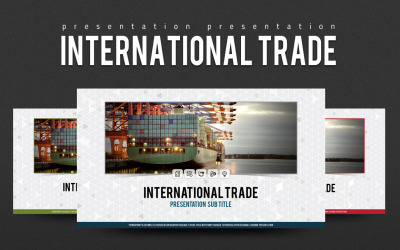 Internationell handel PowerPoint-mall