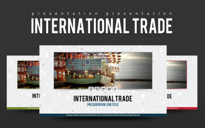 Uluslararası Ticaret PowerPoint şablonu