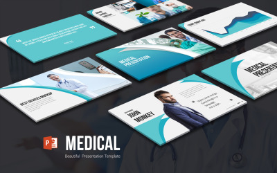 Medicinsk presentation PowerPoint -mall