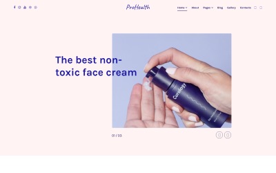 ProHealth - Life Coach, vícestránková kreativní šablona Joomla