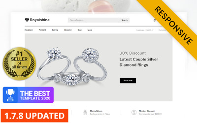 Royalshine - Jewellery Store PrestaShop Theme