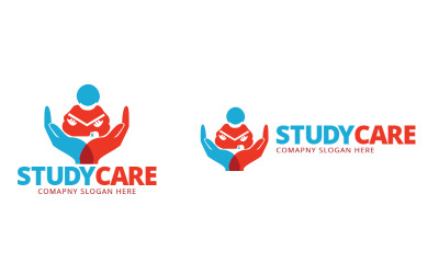 Sjabloon met logo voor studie zorg