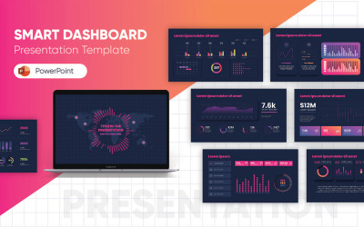 Smart Dashboard PowerPoint-Vorlage
