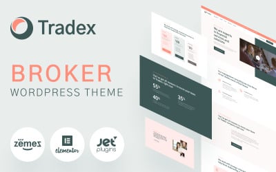 Tradex - тема WordPress для брокеров Forex