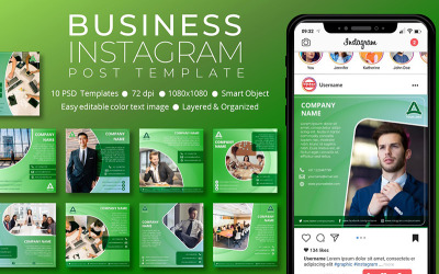 Business Instagram Post Template for Social Media