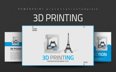 3D-Druck PowerPoint-Vorlage