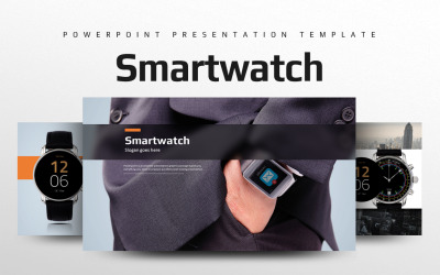 Modèle PowerPoint de montre intelligente