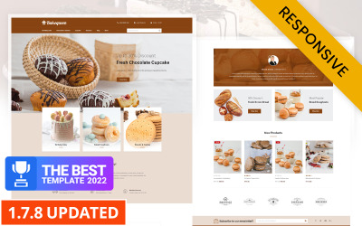 Bakequeen - Tema de PrestaShop para panadería